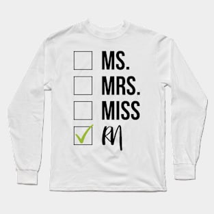 RN Graduation Long Sleeve T-Shirt